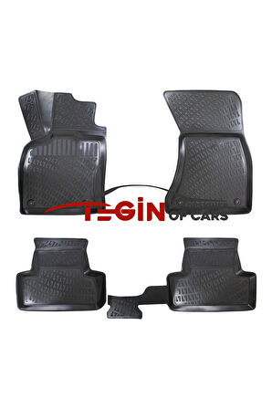 Audi Q5 2011 3D Havuzlu Paspas Siyah