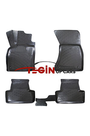 Audi Q5 2013 3D Havuzlu Paspas Siyah