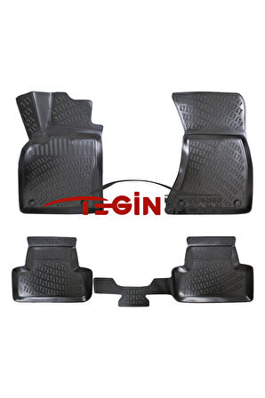 Audi Q5 2021 3D Havuzlu Paspas Siyah