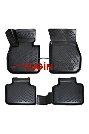 Bmw 2 Serisi Gran Coupe F44 2021 3D Havuzlu Paspas Siyah