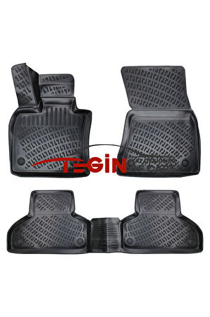 Bmw X5 F15 2013 3D Havuzlu Paspas Siyah