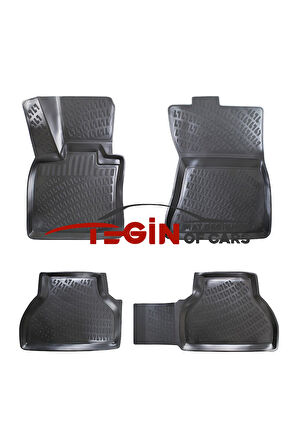 Bmw X6 E71 2008-2014 3D Havuzlu Paspas Siyah