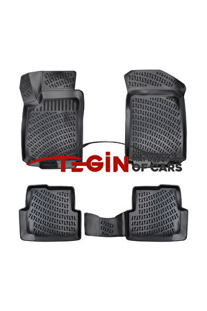 Chevrolet Aveo 2018 3D Havuzlu Paspas Siyah