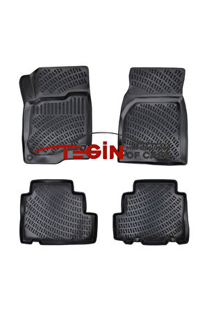 Chevrolet Captiva 2008 3D Havuzlu Paspas Siyah