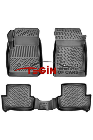 Chevrolet Colorado USA 2020 3D Havuzlu Paspas Siyah