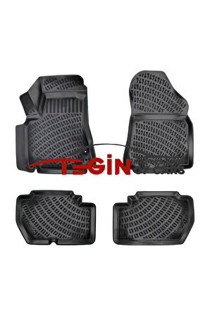 Citroen Berlingo 110 HP 2013 3D Havuzlu Paspas Siyah