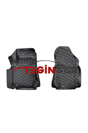 Citroen Berlingo Panelvan 2 Parça 2010 3D Havuzlu Paspas Siyah