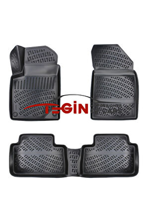 Citroen C5 2001-2007 3D Havuzlu Paspas Siyah