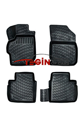 Citroen C-Elysee 2017 3D Havuzlu Paspas Siyah