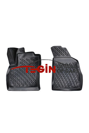 Citroen Nemo Panelvan 2 Parça 2009 3D Havuzlu Paspas Siyah