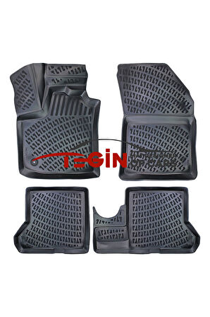 Dacia Dokker 2014 3D Havuzlu Paspas Siyah