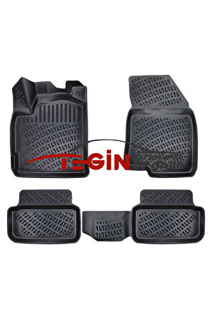 Dacia Sandero Stepway Comfort Paket 2022 3D Havuzlu Paspas Siyah