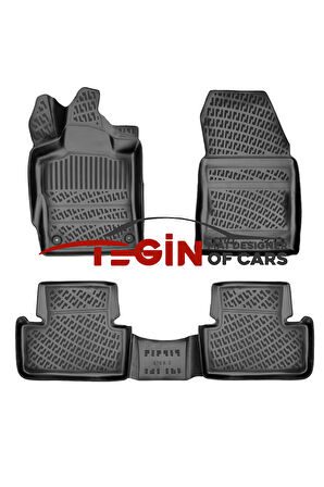 Ds4 2021 Sonrası 3D Havuzlu Paspas Siyah