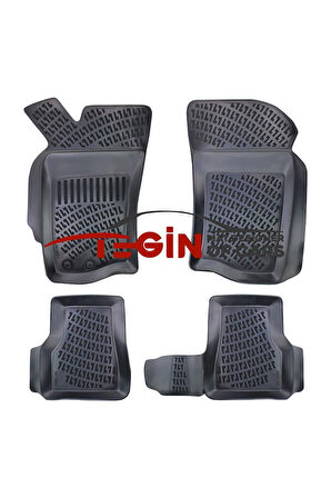 Fiat Albea 2007 3D Havuzlu Paspas Siyah