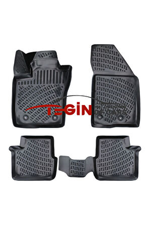 Fiat Egea ST Wagon 2022 3D Havuzlu Paspas Siyah