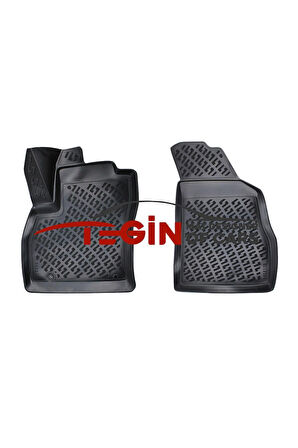 Fiat Fiorino Panelvan 2 Parça 2011 3D Havuzlu Paspas Siyah