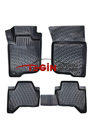 Fiat Fullback 2023 3D Havuzlu Paspas Siyah