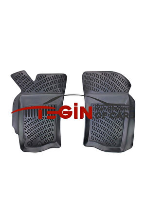 Fiat Palio Panelvan 2 Parça 1996-2001 3D Havuzlu Paspas Siyah