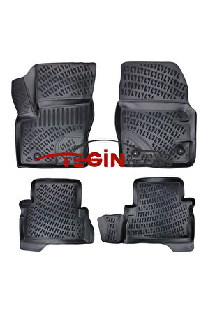 C-max 2007 3D Havuzlu Paspas Siyah