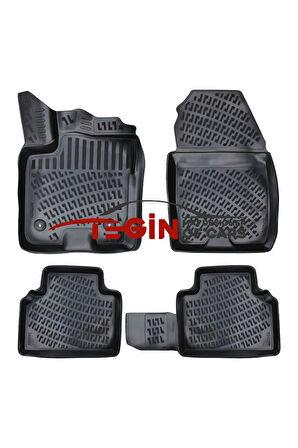 Ford Courier 2016 3d Havuzlu Paspas Siyah