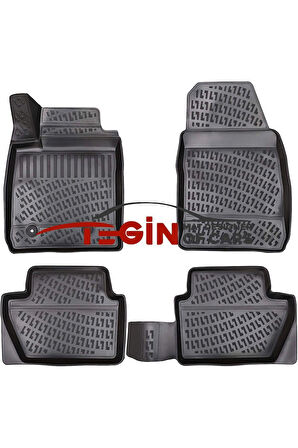 Ford Ecosport 2013 3d Havuzlu Paspas Siyah