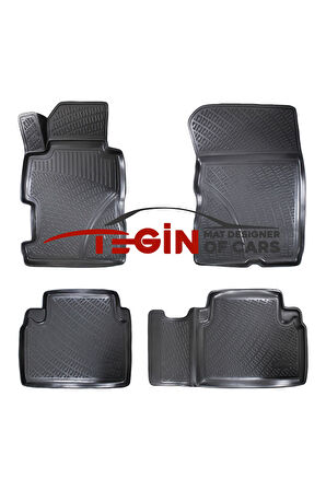 Honda Civic Sedan 2012 3D Havuzlu Paspas Siyah