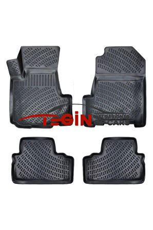 Honda CR-V 2008 3D Havuzlu Paspas Siyah