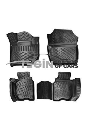 Honda Jazz 2020 3D Havuzlu Paspas Siyah