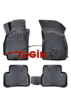 Hyundai Accent Admire 2002 Uyumlu 3D Havuzlu Paspas Siyah