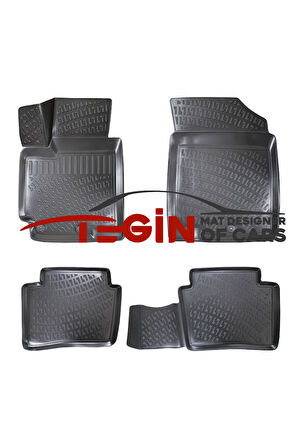 Hyundai Accent BLUE 2014 3D Havuzlu Paspas Siyah