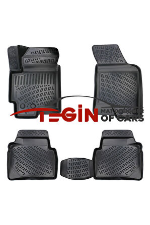 Hyundai Elantra 2006 3D Havuzlu Paspas Siyah