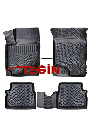 Hyundai Getz 2002 3D Havuzlu Paspas Siyah