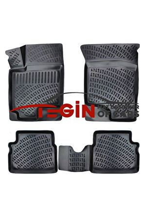 Hyundai Getz 2002-2011 Uyumlu 3D Havuzlu Paspas Siyah