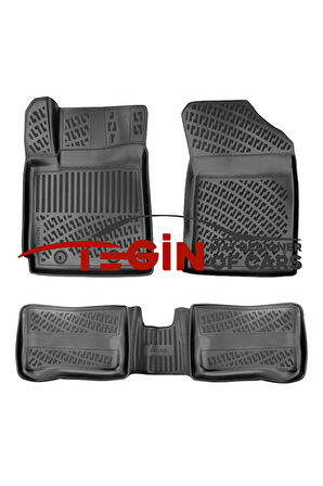 Hyundai İ10 2023 3D Havuzlu Paspas Siyah