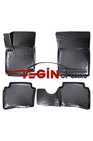 Hyundai İ20 2008-2014 3D Havuzlu Paspas Siyah