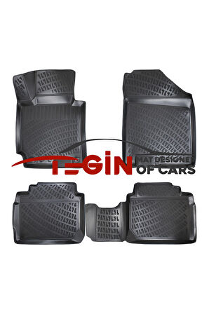 Hyundai İ30 2009 3D Havuzlu Paspas Siyah