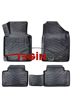 Hyundai İ30 2015 3D Uyumlu Havuzlu Paspas Siyah