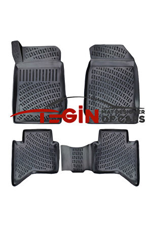 Isuzu D-Max 2017 3D Havuzlu Paspas Siyah