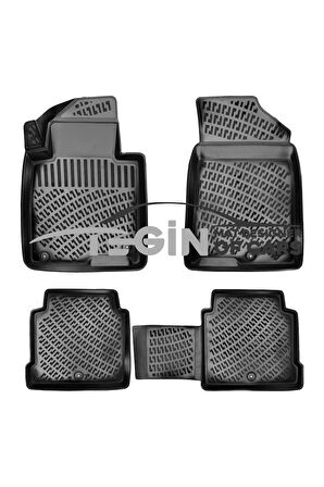 Kia Optima Non Hybrid 2016 3D Havuzlu Paspas Siyah