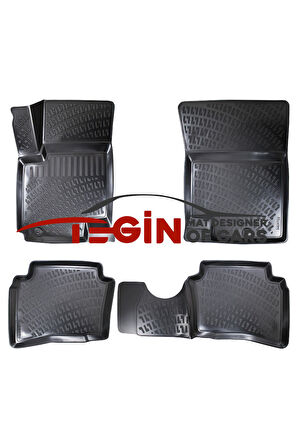 Kia Venga 3D Havuzlu Paspas 2011 Siyah