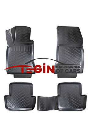 Mercedes B Serisi W247 3D Havuzlu Paspas 2023 Siyah