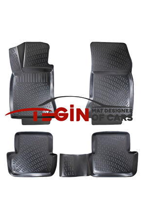 Mercedes CLA 3D Havuzlu Paspas 2014 Siyah