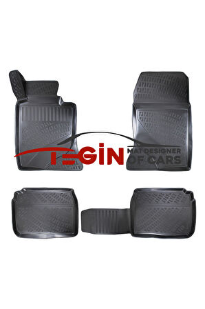 Mercedes E Serisi W124 3D Havuzlu Paspas 1992 Siyah