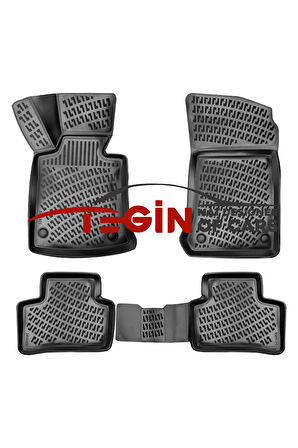 Mercedes GLK 3D Havuzlu Paspas 2015 Siyah