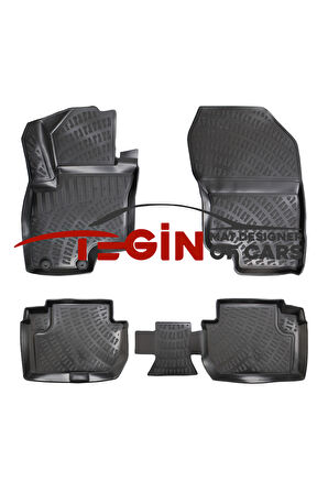 Mitsubishi Outlander 3D Havuzlu Paspas 2012 Siyah