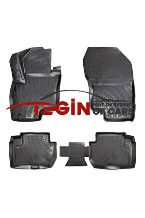 Mitsubishi Outlander Sport 3D Havuzlu Paspas 2016 Siyah