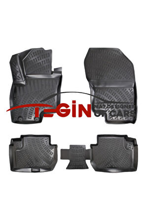 Mitsubishi Outlander Hybrit 3D Havuzlu Paspas 2018 Sonrası Siyah