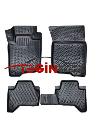 Mitsubishi Pajero 3D Havuzlu Paspas 2006 sonrası Siyah