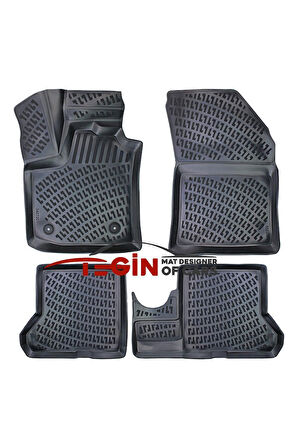 Renault Express Combi 3D Havuzlu Paspas 2022 Siyah