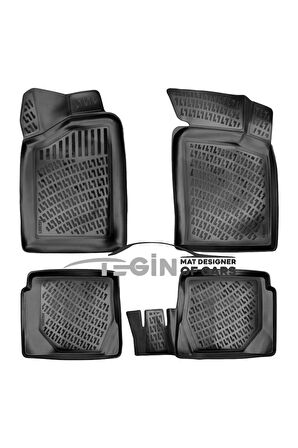 Renault Megane 1 3D Havuzlu Paspas 1996 Siyah